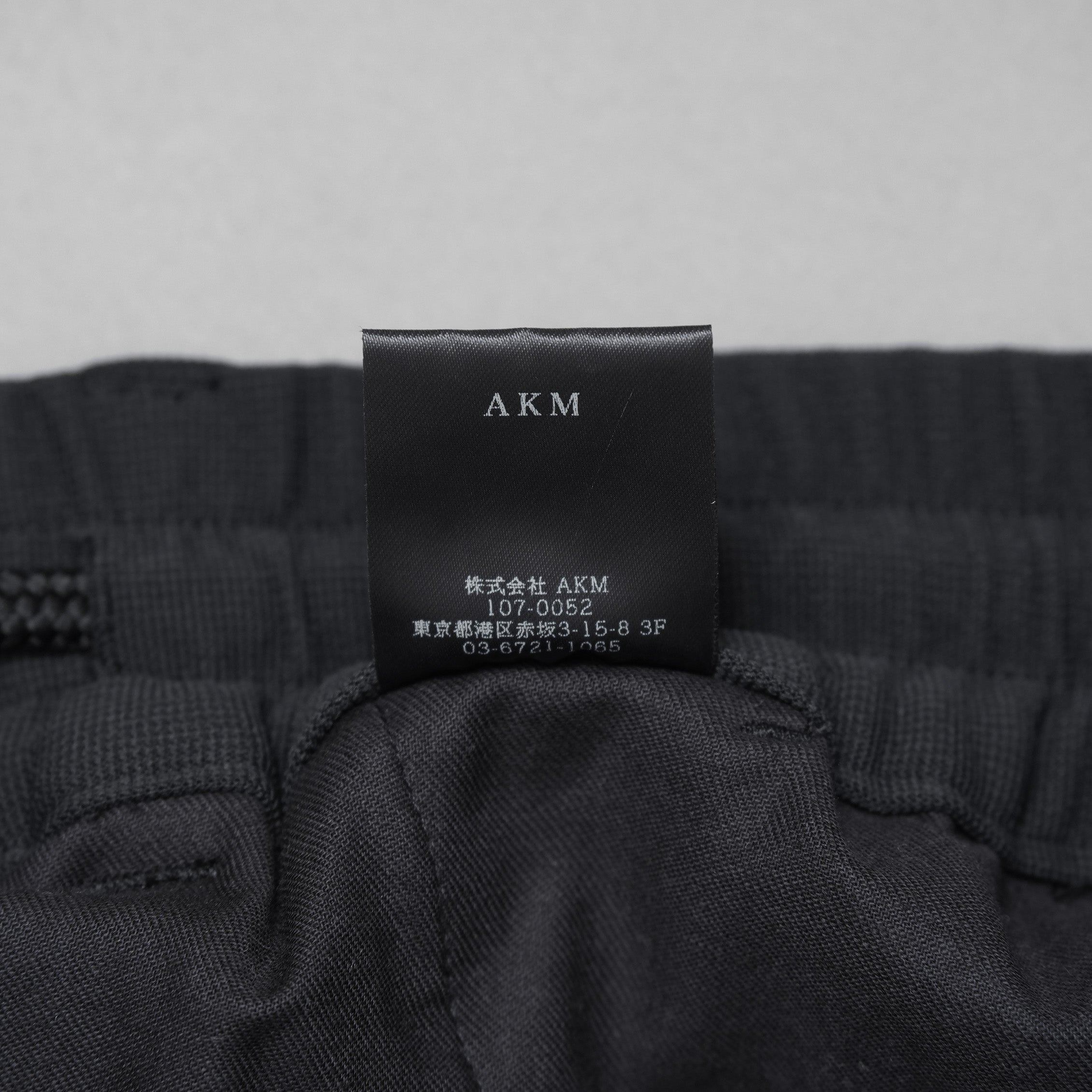 新品 AKM アーケーエム / 24SS SWING EASY PANTS パンツ / P344 PET148 / size M (BLACK)
