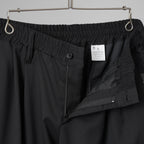 新品 THE ONENESS ザ ワンネス / PE/Wool Gabardine Wide Slacks ワイドスラックス パンツ / OE-OHP08-100 / size M (BLACK) 123068-alm
