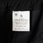 新品 THE ONENESS ザ ワンネス / PE/Wool Gabardine Wide Slacks ワイドスラックス パンツ / OE-OHP08-100 / size M (BLACK) 123068-alm