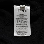 FENDI フェンディ / 25SS 美品 アシンメトリー ドレープセーター / サマーニット / キャップスリーブ / FZXB23 ARVB / size 40 (BLACK) レディース