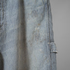 FULLCOUNT × N/07 × LOOM トリプルコラボ / 25AW exclusive STRAIGHT PAINTER TROUSERS ストレート ペインター トラウザーズ ヴィンテージ加工 ヒッコリーストライプ パンツ / size M (NAVY) 123070-alm