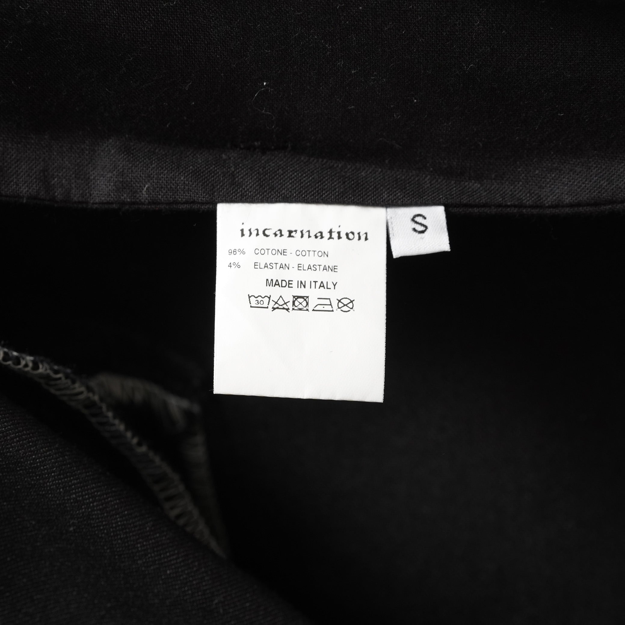 incarnation インカネーション / 美品 24SS DENIM PANTS UNLINED PMTP-1 オーバーロックステッチ デニム パンツ / 81-6610 / size S (DARK NAVY)