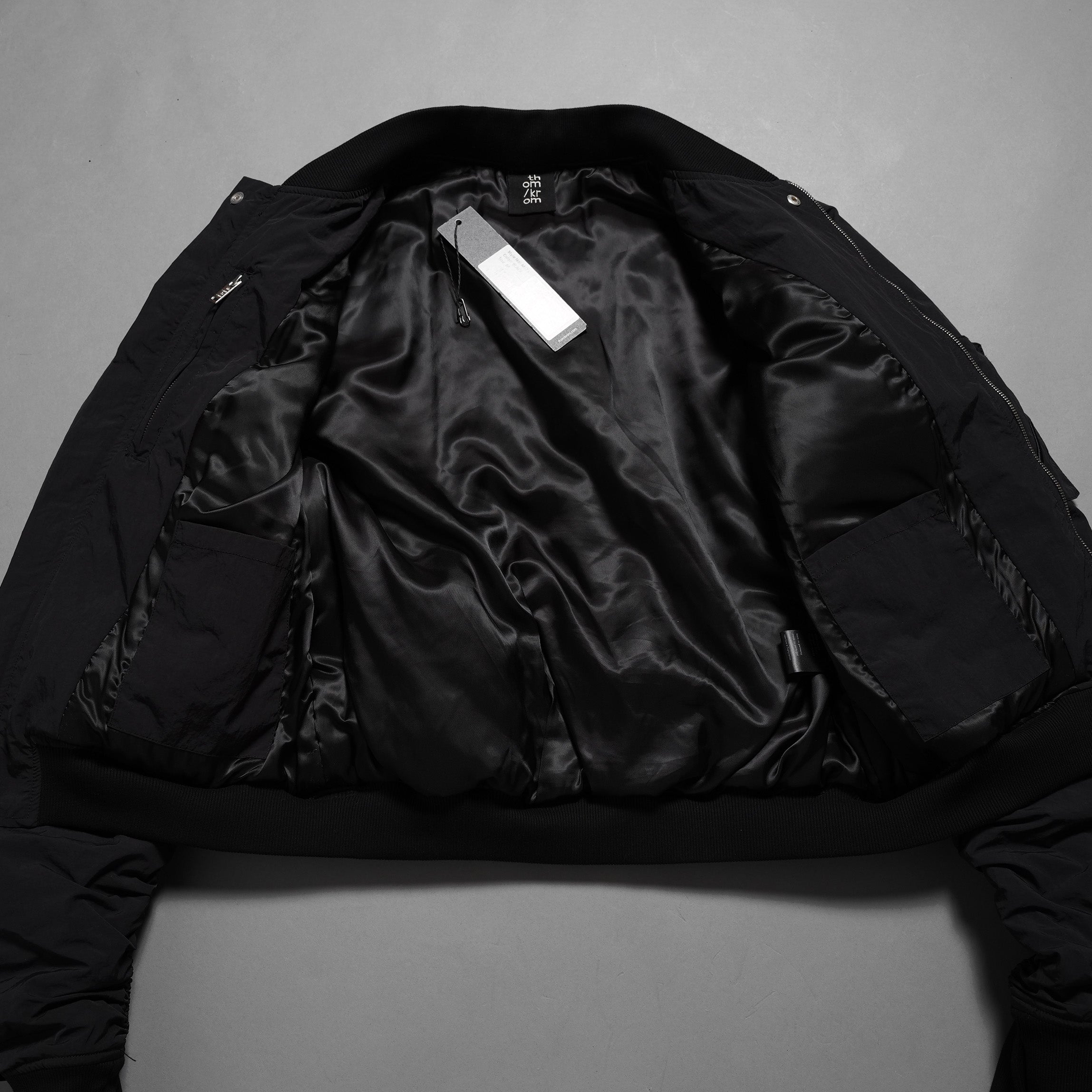 thom krom トムクロム / 25AW 美品 MA-1 BOMBER JACKET WARM PADDED / ボンバージャケット / MJ75 / size M (BLACK)