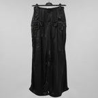 FENDI フェンディ / 美品 23SS FFバゲットバックル ビスコース ロングカーゴパンツ パンツ/ FR6478 ANQ9 / size 40 (BLACK) レディース