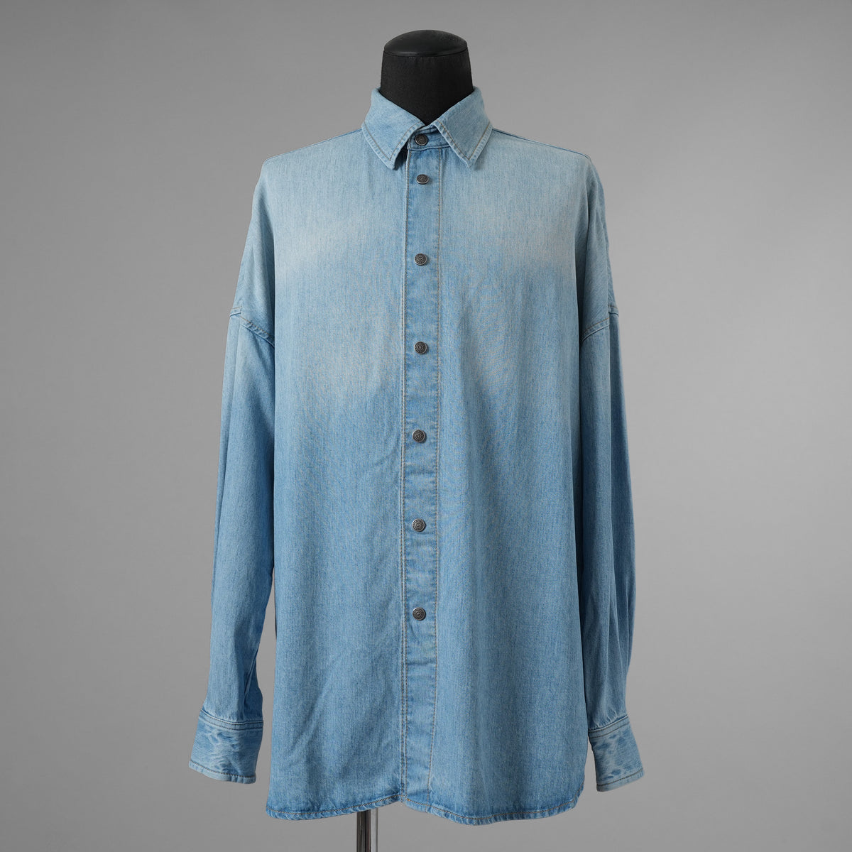DIESEL ディーゼル / 美品 23AW D-KAMA デニムシャツ 長袖シャツ / A113830TGAQ / size S (INDIGO) 352195-in-ue