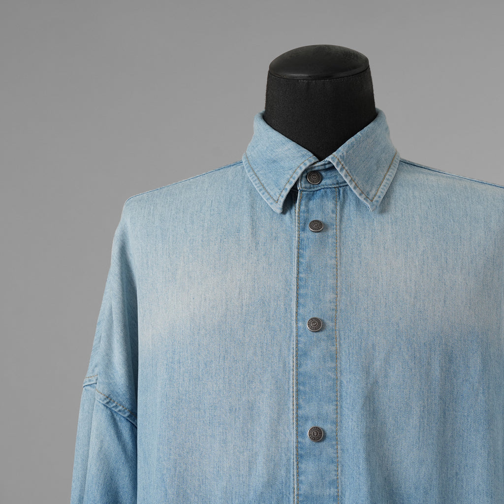 DIESEL ディーゼル / 美品 23AW D-KAMA デニムシャツ 長袖シャツ / A113830TGAQ / size S (INDIGO) 352195-in-ue