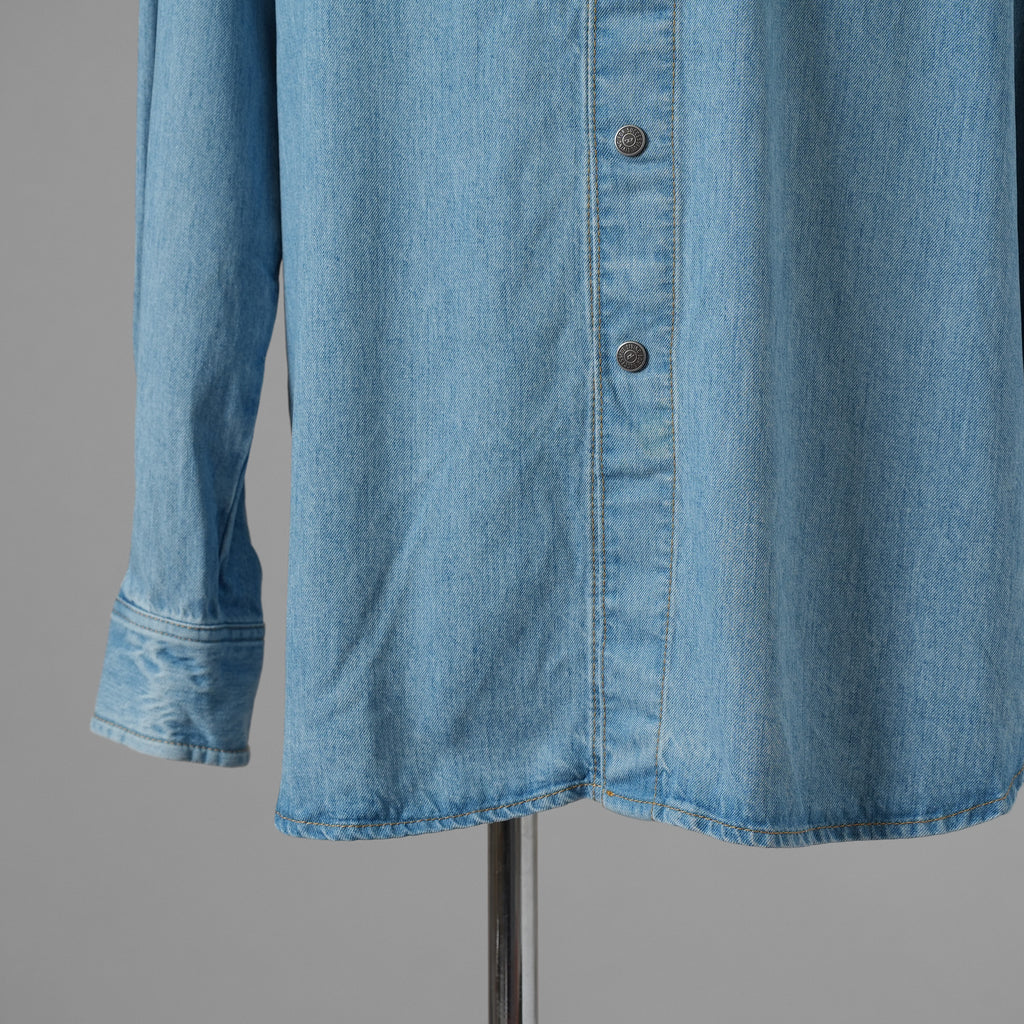 DIESEL ディーゼル / 美品 23AW D-KAMA デニムシャツ 長袖シャツ / A113830TGAQ / size S (INDIGO) 352195-in-ue