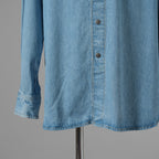 DIESEL ディーゼル / 美品 23AW D-KAMA デニムシャツ 長袖シャツ / A113830TGAQ / size S (INDIGO) 352195-in-ue