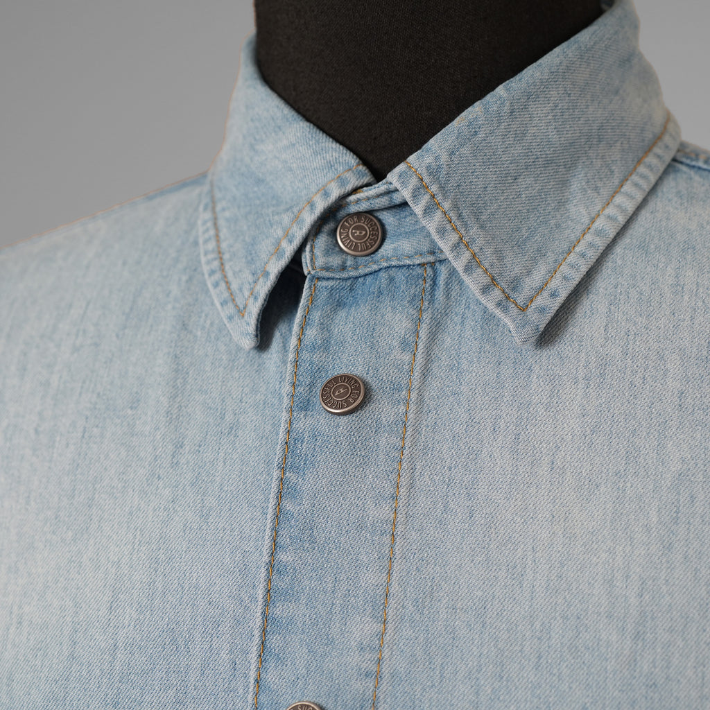 DIESEL ディーゼル / 美品 23AW D-KAMA デニムシャツ 長袖シャツ / A113830TGAQ / size S (INDIGO) 352195-in-ue