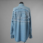 DIESEL ディーゼル / 美品 23AW D-KAMA デニムシャツ 長袖シャツ / A113830TGAQ / size S (INDIGO) 352195-in-ue