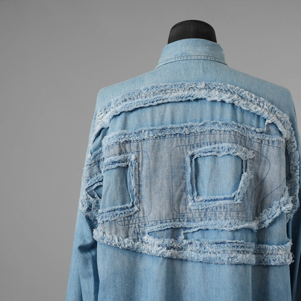 DIESEL ディーゼル / 美品 23AW D-KAMA デニムシャツ 長袖シャツ / A113830TGAQ / size S (INDIGO) 352195-in-ue