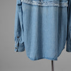 DIESEL ディーゼル / 美品 23AW D-KAMA デニムシャツ 長袖シャツ / A113830TGAQ / size S (INDIGO) 352195-in-ue