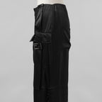FENDI フェンディ / 美品 23SS FFバゲットバックル ビスコース ロングカーゴパンツ パンツ/ FR6478 ANQ9 / size 40 (BLACK) レディース