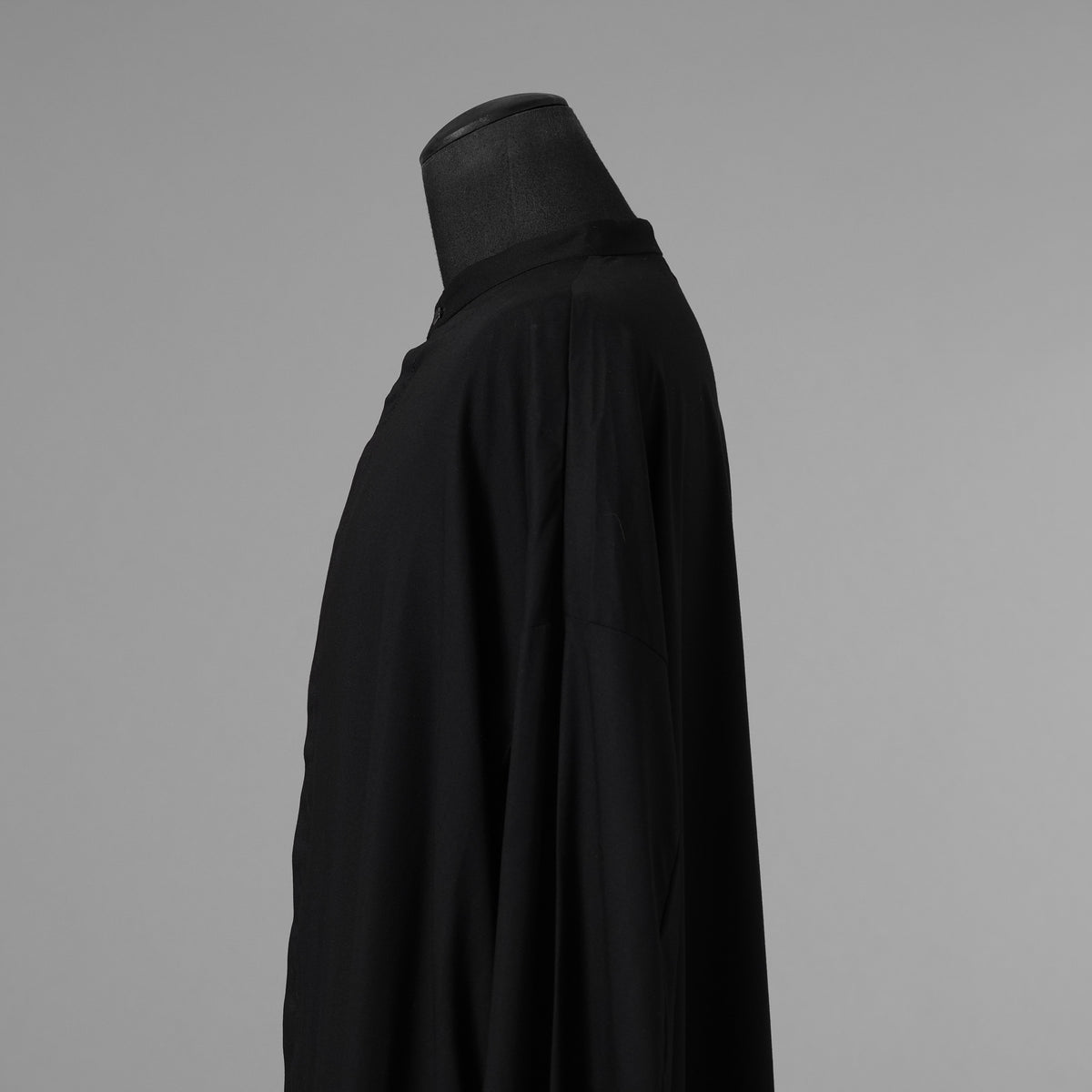 bajra バジュラ / 23AW 美品 ロングシャツ 長袖シャツ/ 156UB02 / size 3 (BLACK) 352194-in-ue