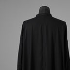 bajra バジュラ / 23AW 美品 ロングシャツ 長袖シャツ/ 156UB02 / size 3 (BLACK) 352194-in-ue