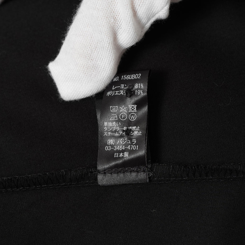 bajra バジュラ / 23AW 美品 ロングシャツ 長袖シャツ/ 156UB02 / size 3 (BLACK) 352194-in-ue