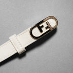 FENDI フェンディ / 24AW 美品 ウールシルク ベルト付 シャツ ジャケット / FJ7262 AC4G / size 38 (IVORY) レディース