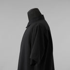 OVERCOAT オーバーコート / 25SS ウール ショートスリーブ 半袖シャツ /  S25T01S-NKWS / size M1 (BLACK)