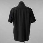 OVERCOAT オーバーコート / 25SS ウール ショートスリーブ 半袖シャツ /  S25T01S-NKWS / size M1 (BLACK)