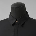 OVERCOAT オーバーコート / 25SS ウール ショートスリーブ 半袖シャツ /  S25T01S-NKWS / size M1 (BLACK)