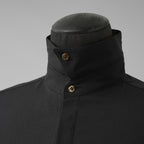 OVERCOAT オーバーコート / 25SS ウール ショートスリーブ 半袖シャツ /  S25T01S-NKWS / size M1 (BLACK)