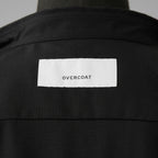 OVERCOAT オーバーコート / 25SS ウール ショートスリーブ 半袖シャツ /  S25T01S-NKWS / size M1 (BLACK)