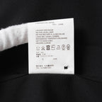OVERCOAT オーバーコート / 25SS ウール ショートスリーブ 半袖シャツ /  S25T01S-NKWS / size M1 (BLACK)