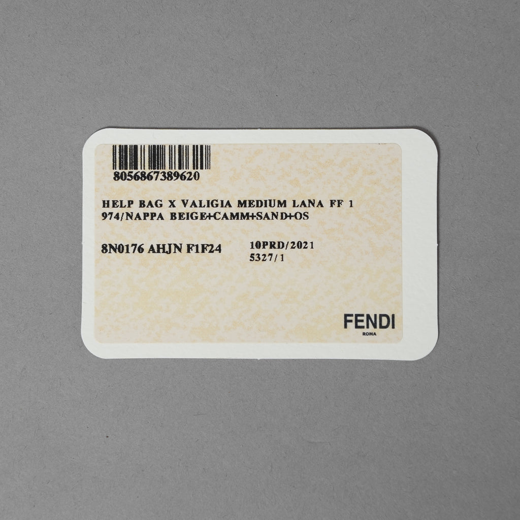 FENDI フェンディ / 美品 ズッガ柄 ポーチ トラベルポーチ バッグ / 8N0176 AHJN 2194927 / BEIGE 352192-izm
