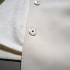 FENDI フェンディ / 24AW 美品 ウールシルク ベルト付 シャツ ジャケット / FJ7262 AC4G / size 38 (IVORY) レディース
