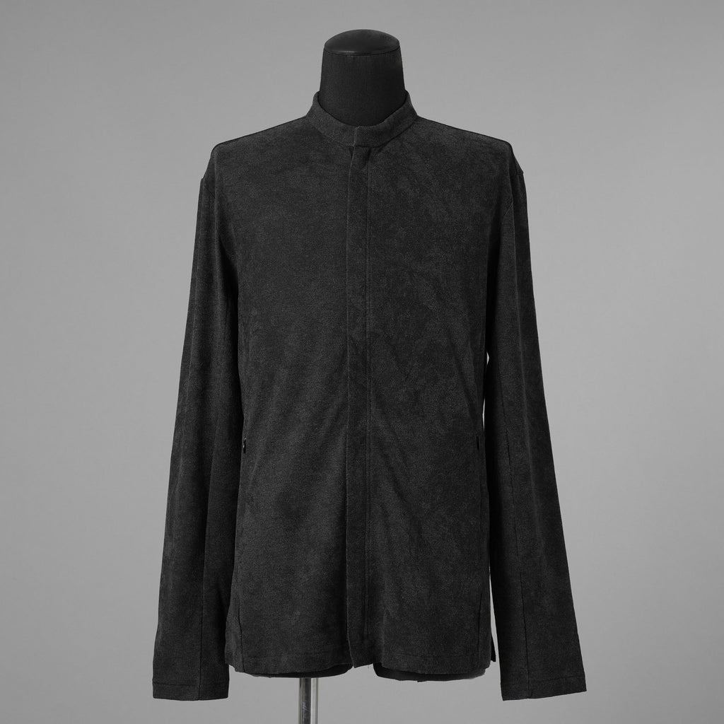 bajra バジュラ / 美品 23AW ミップストレッチスウェードシャツ 長袖シャツ / 158BK01 / size3 (CHARCOAL GRAY）352197-in-ue