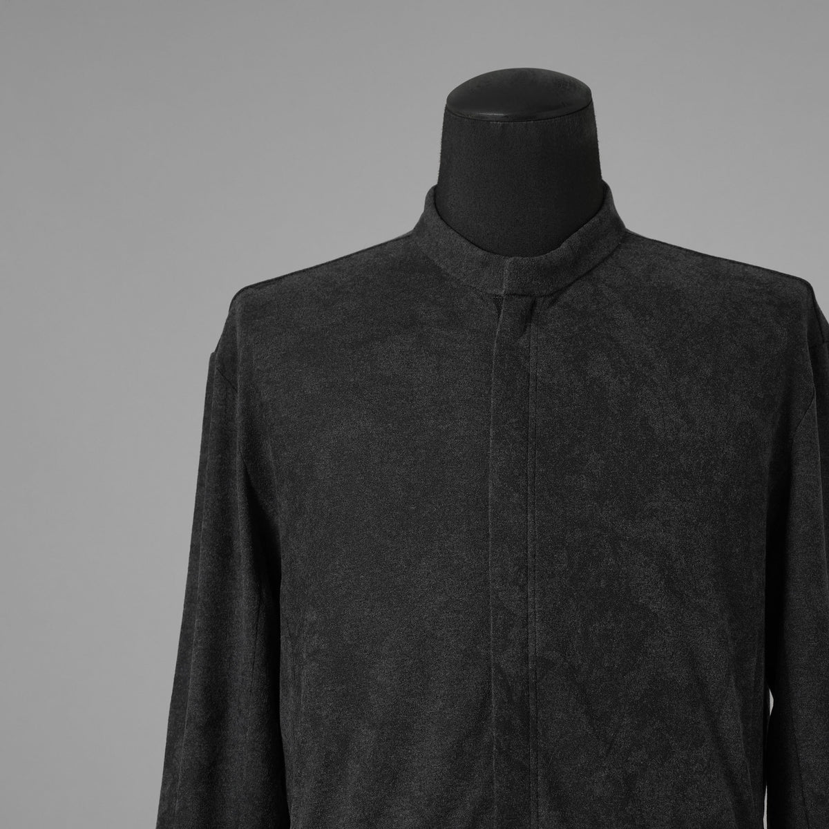 bajra バジュラ / 美品 23AW ミップストレッチスウェードシャツ 長袖シャツ / 158BK01 / size3 (CHARCOAL GRAY）352197-in-ue