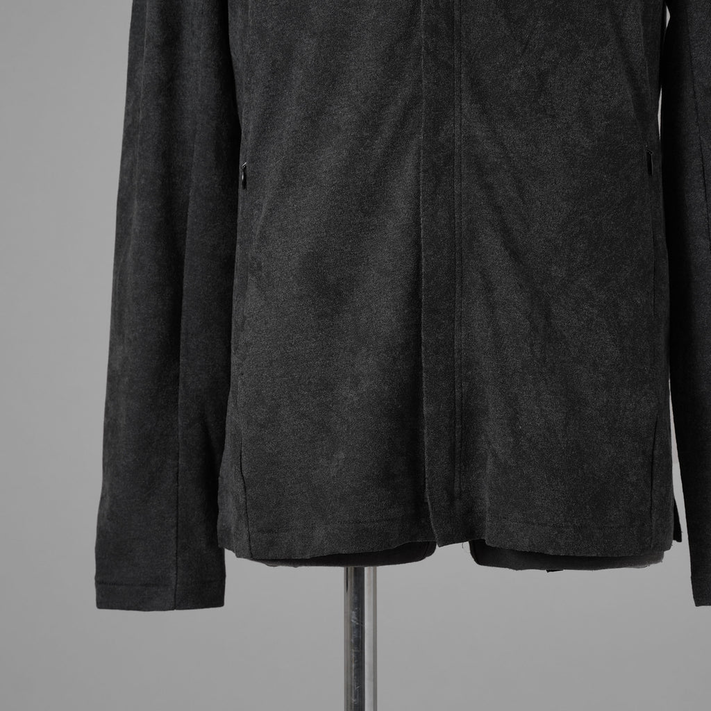 bajra バジュラ / 美品 23AW ミップストレッチスウェードシャツ 長袖シャツ / 158BK01 / size3 (CHARCOAL GRAY）352197-in-ue