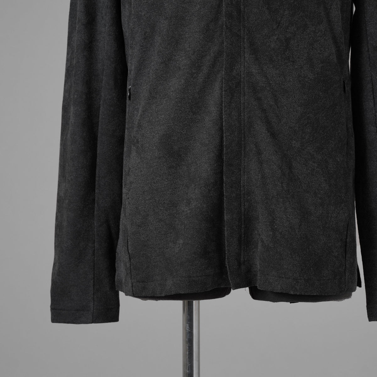 bajra バジュラ / 美品 23AW ミップストレッチスウェードシャツ 長袖シャツ / 158BK01 / size3 (CHARCOAL GRAY）352197-in-ue