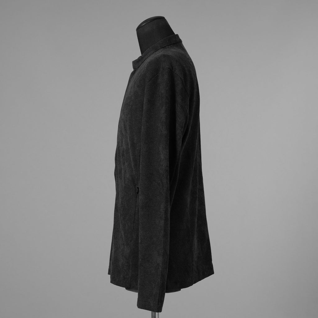 bajra バジュラ / 美品 23AW ミップストレッチスウェードシャツ 長袖シャツ / 158BK01 / size3 (CHARCOAL GRAY）352197-in-ue