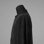 bajra バジュラ / 美品 23AW ミップストレッチスウェードシャツ 長袖シャツ / 158BK01 / size3 (CHARCOAL GRAY）352197-in-ue