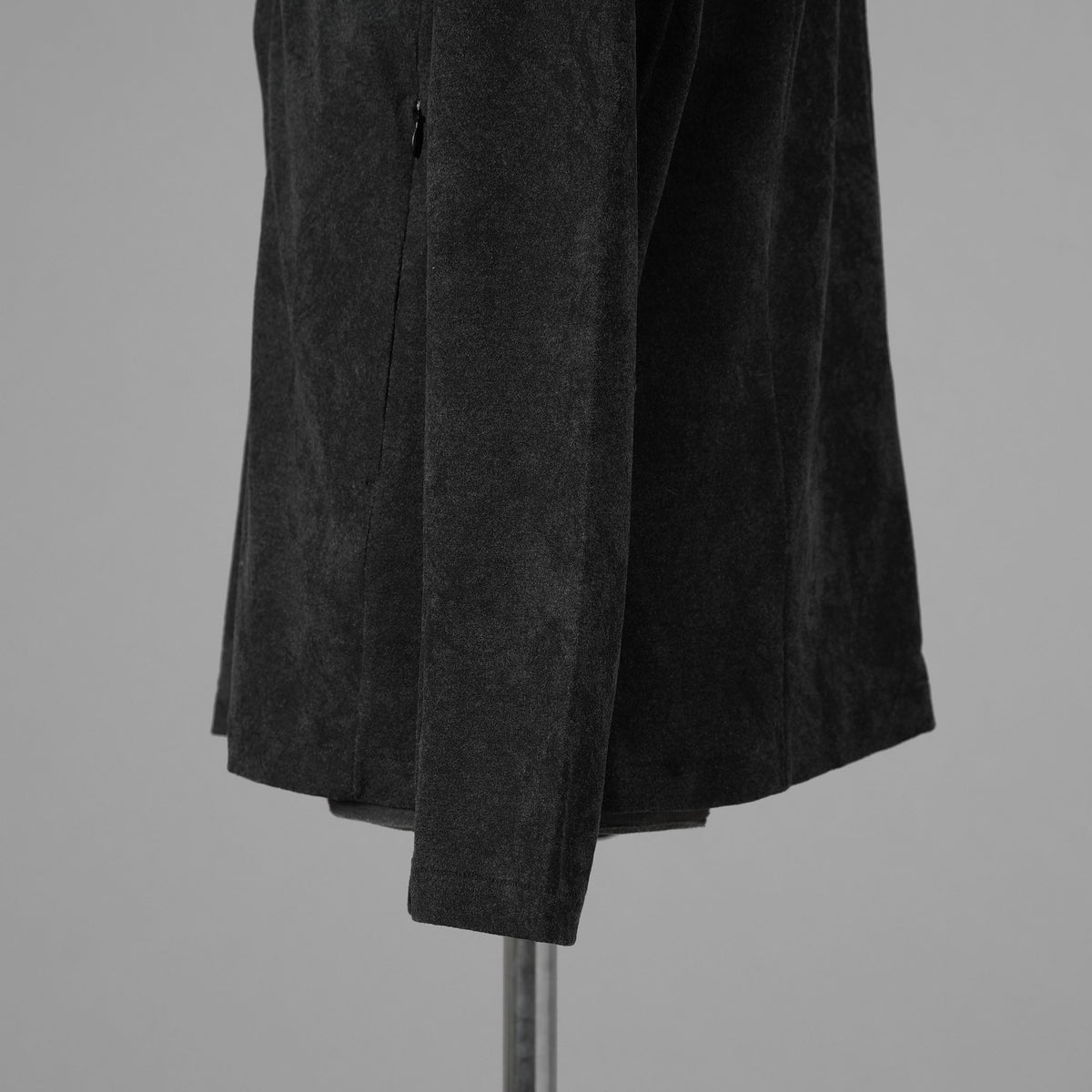 bajra バジュラ / 美品 23AW ミップストレッチスウェードシャツ 長袖シャツ / 158BK01 / size3 (CHARCOAL GRAY）352197-in-ue