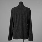 bajra バジュラ / 美品 23AW ミップストレッチスウェードシャツ 長袖シャツ / 158BK01 / size3 (CHARCOAL GRAY）352197-in-ue