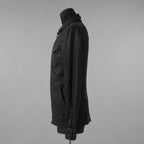 incarnation インカネーション / 美品 19SS Rubber Elastane Jean Jacket O/P Arm Unlined オーバロック ステッチ デニム ジャケット / 11882-41252 / size M (BLACK)