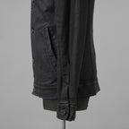 incarnation インカネーション / 美品 19SS Rubber Elastane Jean Jacket O/P Arm Unlined オーバロック ステッチ デニム ジャケット / 11882-41252 / size M (BLACK)