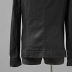 incarnation インカネーション / 美品 19SS Rubber Elastane Jean Jacket O/P Arm Unlined オーバロック ステッチ デニム ジャケット / 11882-41252 / size M (BLACK)