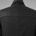 incarnation インカネーション / 美品 19SS Rubber Elastane Jean Jacket O/P Arm Unlined オーバロック ステッチ デニム ジャケット / 11882-41252 / size M (BLACK)
