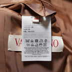Maison Valentino ヴァレンティノ ガラヴァーニ / 美品 23SS Single-Breasted Wool Jacket Tailoring Label and Chiffon Inner Bib / シングルジャケット / 2V0CE3668EJ-LC0 / size 46 (LIGHT BROWN)