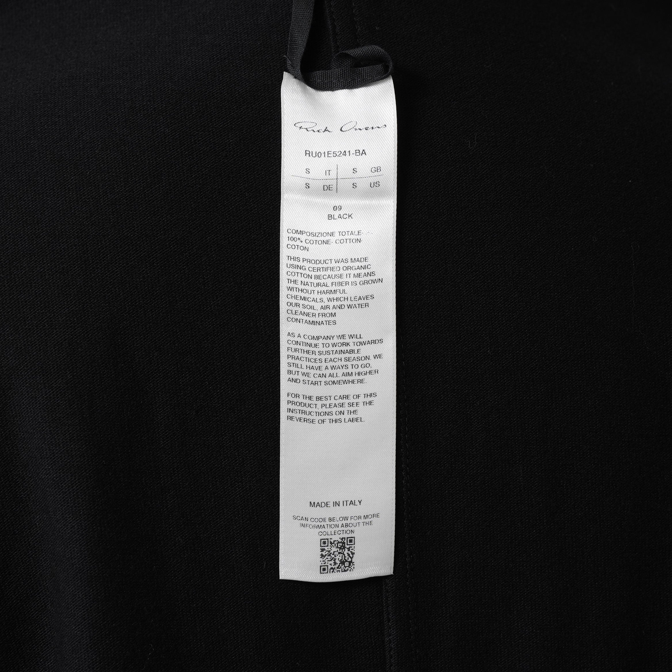 Rick Owens リックオウエンス / 美品 25SS WINDBREAKER ウィンドブレーカー  ジップアップ パーカー / RU01E5241ーBA / size S (BLACK)