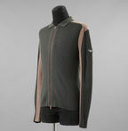 DIESEL ディーゼル / 美品 23SS K-ALLICE ジップアップカーディガン ニットポロ トップス / A094700NHAG / size M (KAHKI)