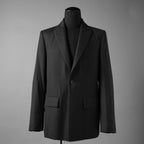 IRENISA イレニサ / 24AW 美品 MODIFIED SHAWL COLLAR JACKET / テーラードジャケット / IH-24FW-J007-ND8 / size 2 (Dark Chacoal)