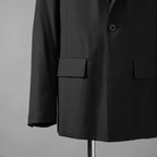 IRENISA イレニサ / 24AW 美品 MODIFIED SHAWL COLLAR JACKET / テーラードジャケット / IH-24FW-J007-ND8 / size 2 (Dark Chacoal)