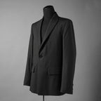 IRENISA イレニサ / 24AW 美品 MODIFIED SHAWL COLLAR JACKET / テーラードジャケット / IH-24FW-J007-ND8 / size 2 (Dark Chacoal)