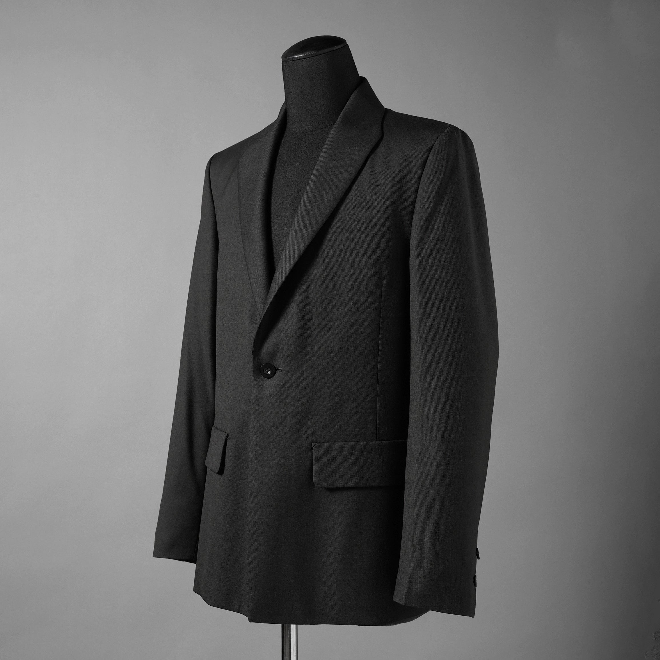 IRENISA イレニサ / 24AW 美品 MODIFIED SHAWL COLLAR JACKET / テーラードジャケット / IH-24FW-J007-ND8 / size 2 (Dark Chacoal)