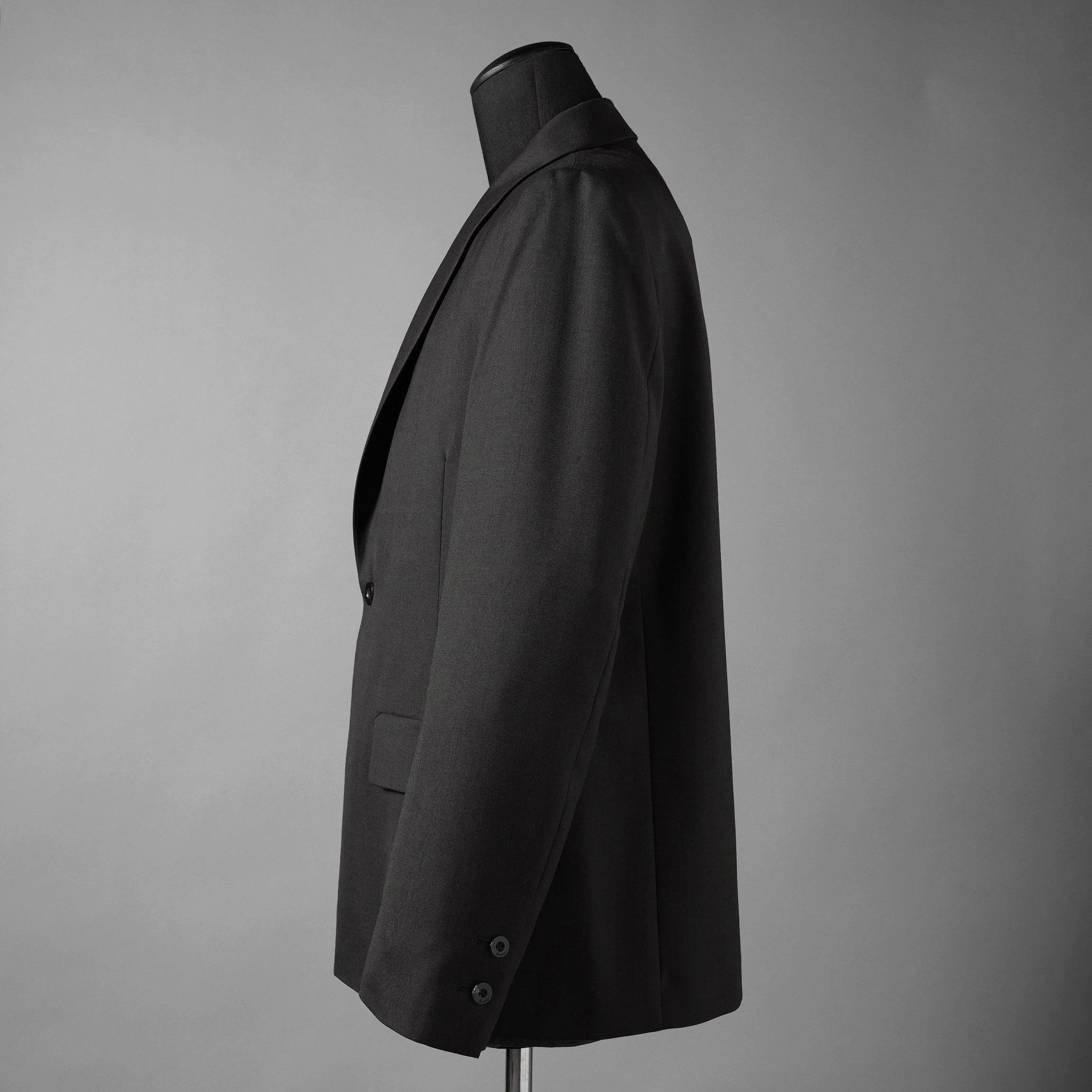IRENISA イレニサ / 24AW 美品 MODIFIED SHAWL COLLAR JACKET / テーラードジャケット / IH-24FW-J007-ND8 / size 2 (Dark Chacoal)