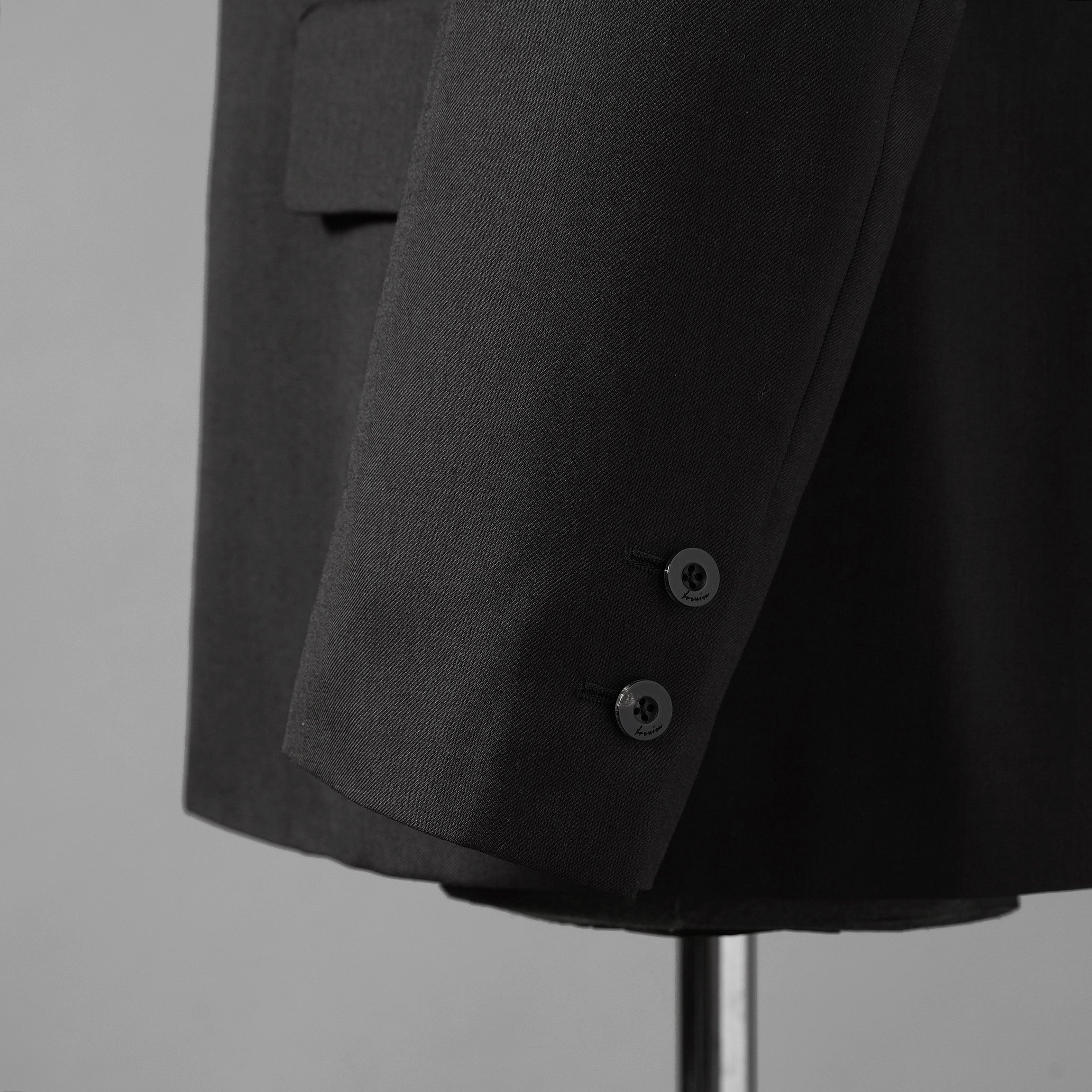 IRENISA イレニサ / 24AW 美品 MODIFIED SHAWL COLLAR JACKET / テーラードジャケット / IH-24FW-J007-ND8 / size 2 (Dark Chacoal)